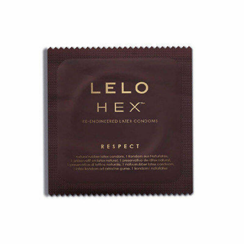 LELO - HEX CONDOMS RESPECT XL 3 PACK