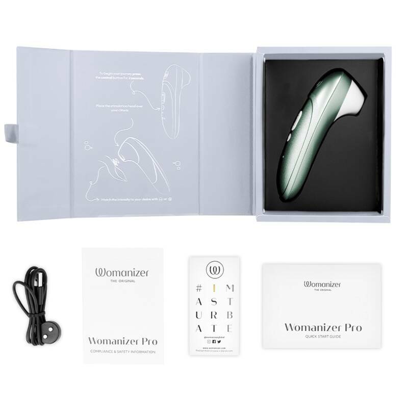 WOMANIZER - PRO VIBRANT CLITORAL STIMULATOR SAGE GREEN