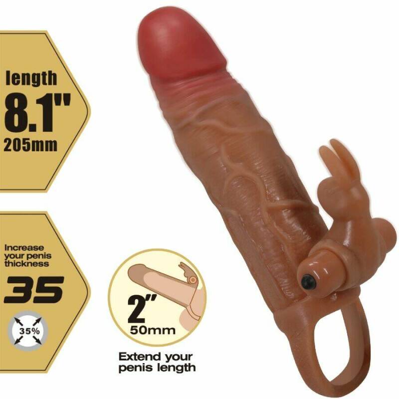 PRETTY LOVE - OSMAR PENIS SLEEVE + VIBRATING CLITORIS STIMULATOR