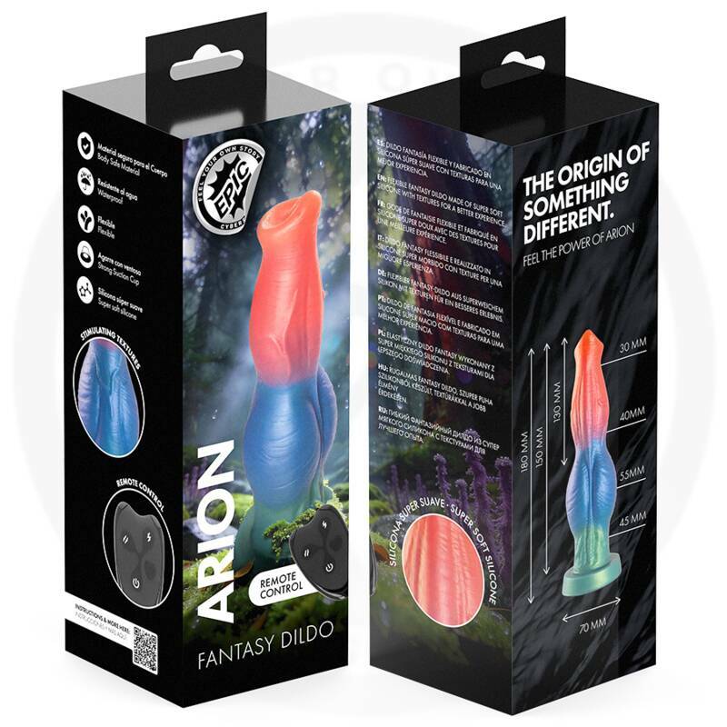 EPIC - ARION DILDO SYMPHONY OF PLEASURE RECHARGEABLE REMOTE CONTROL