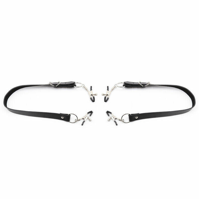 OHMAMA FETISH - CLITORIS CLAMPS WITH LEG STRAPS