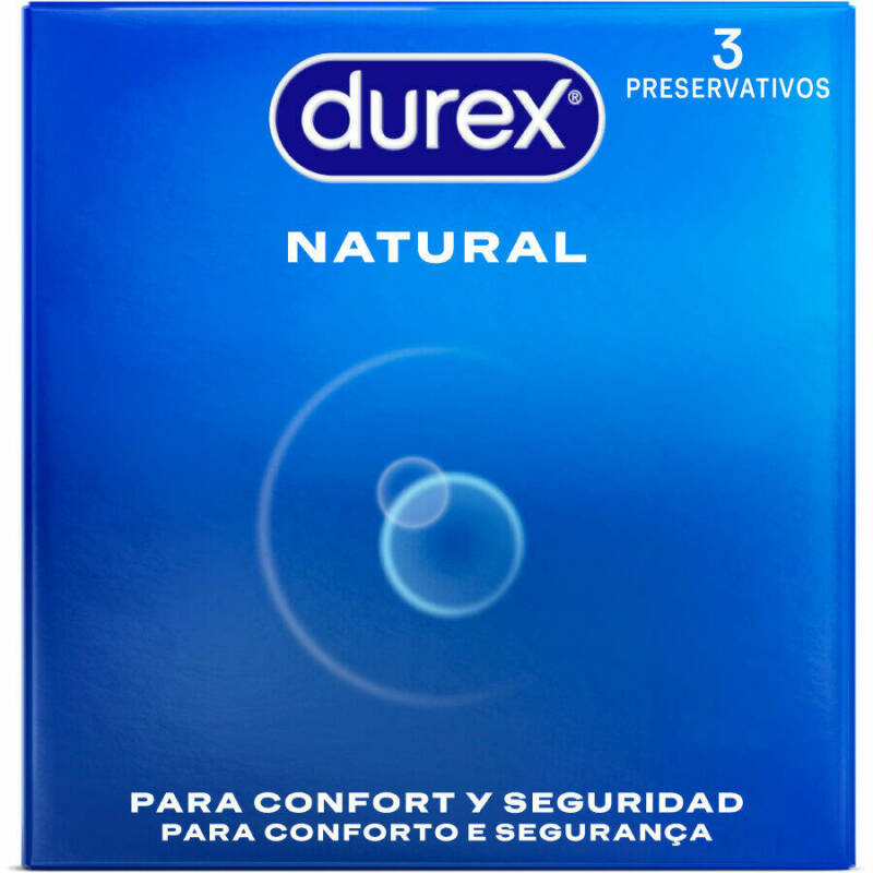 DUREX - NATURAL CONDOMS 3 UNITS