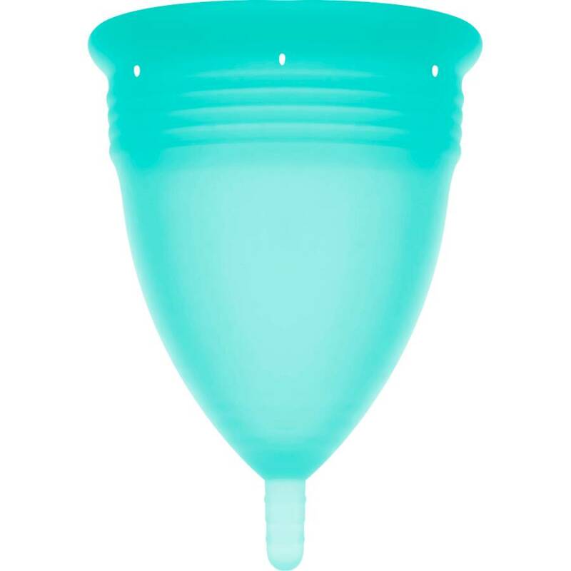 STERCUP - FDA SILICONE MENSTRUAL CUP AQUAMARINE - SIZE S