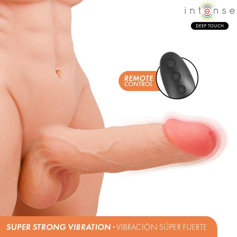INTENSE DEEP TOUCH - MARTY TORSO WITH ANUS AND REALISTIC DILDO WITH PUSHING AND VIBRATION, REMOTE CONTROL, 6.2 KG