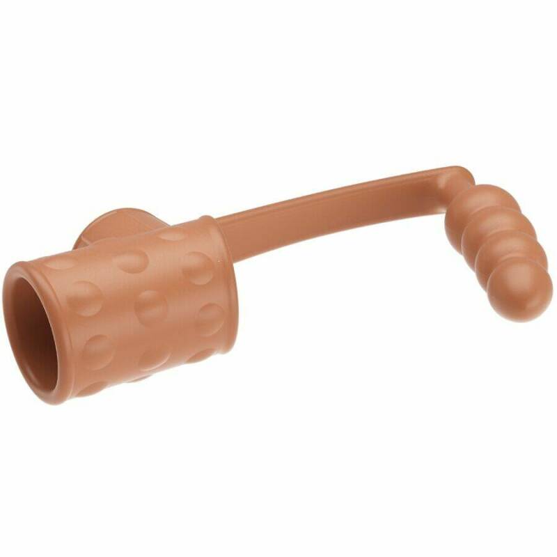 PRETTY LOVE - PENIS SLEEVE WITH ANAL PLUG NATURAL