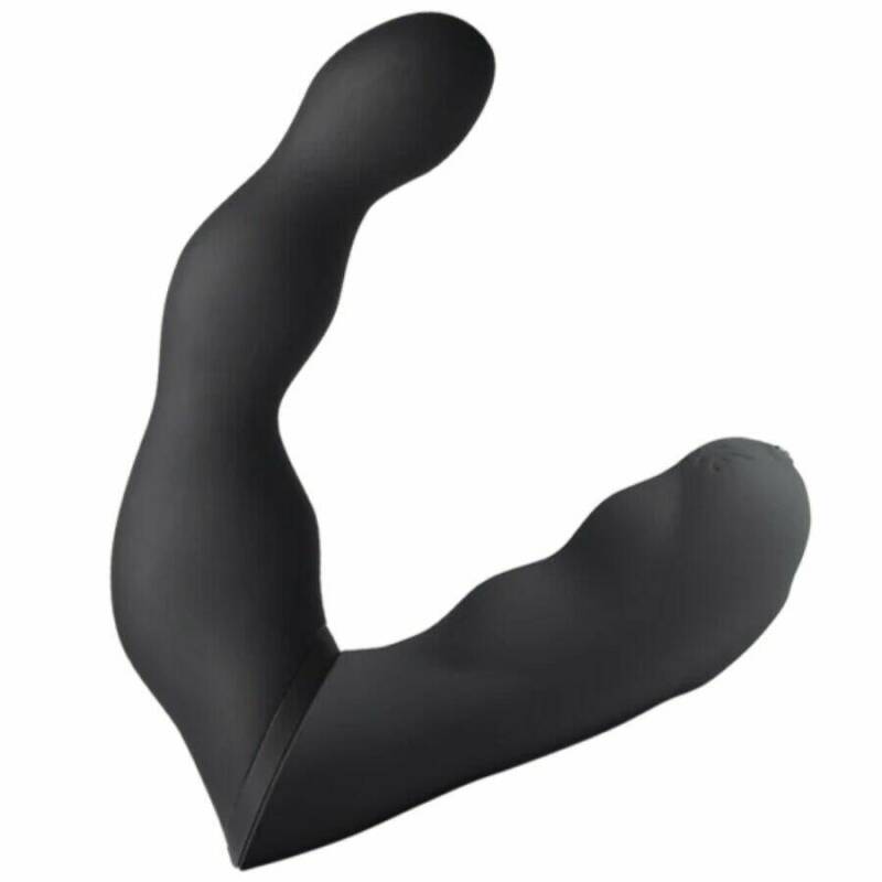 ROCKS-OFF - BLACK PROSTATE AND ANAL VIBRATOR ADAPTER