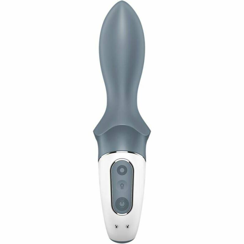 SATISFYER - AIR PUMP BOOTY 1 ANAL INFLATABLE VIBRATOR GREY