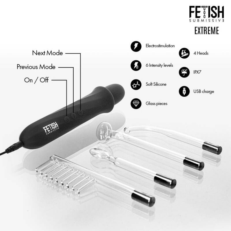 FETISH SUBMISSIVE - HIGH FREQUENCY ELECTROSTIMULATION WAND