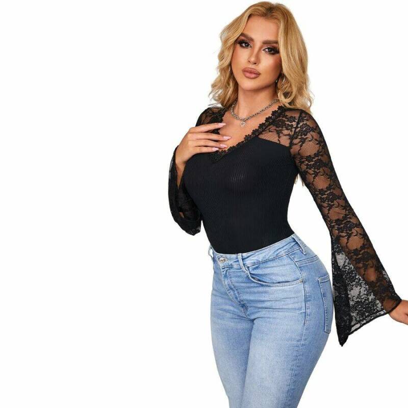 SUBBLIME - TEDDY FLORAL PATTERN LONG SLEEVE S/M