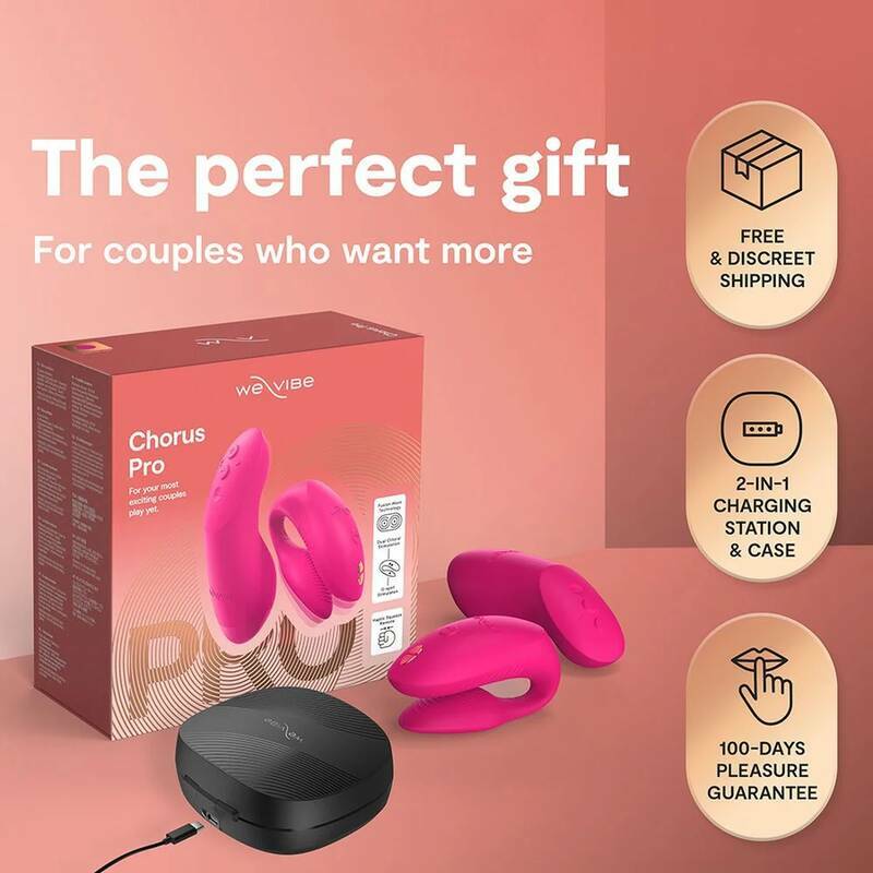WE-VIBE - CHORUS PRO PREMIUM COUPLES VIBRATOR ELECTRIC PINK