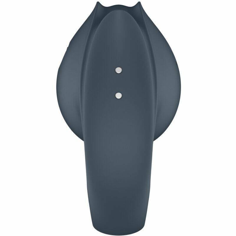 SATISFYER - PERFECT PAIR 2 MULTIVIBRATOR 2 IN 1 PENIS RING AND FINGER STIMULATOR GREY