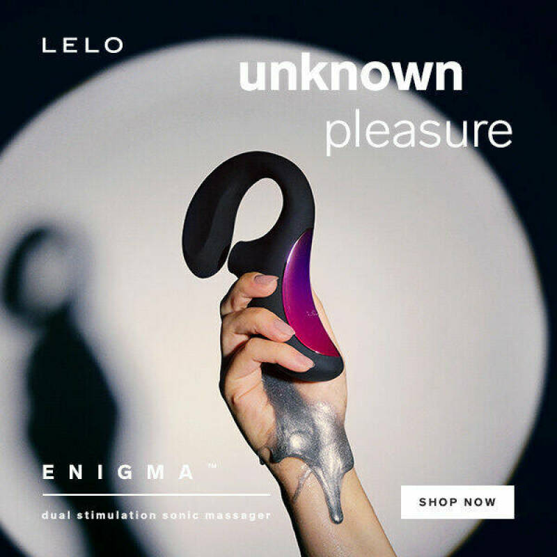 LELO - ENIGMA DOUBLE SUCTION STIMULATION PURPLE MASSAGER
