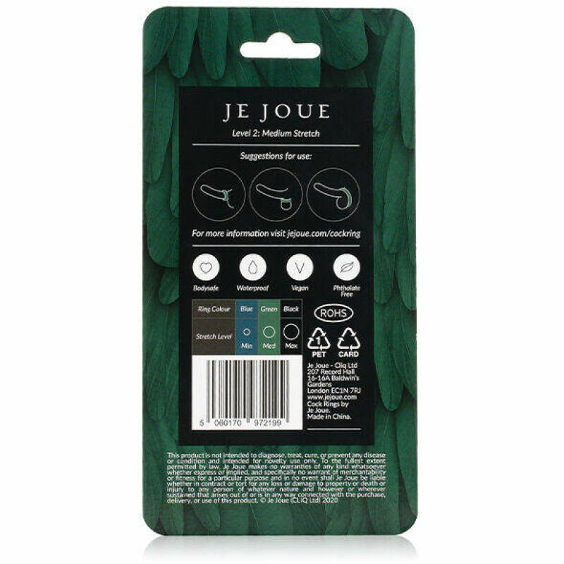 JE JOUE - GREEN SILICONE RING - MEDIUM CHOKE
