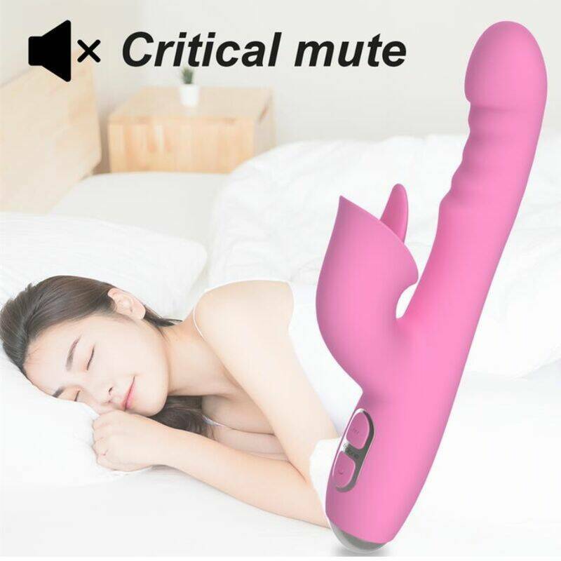 NALONE - T-MAY RABBIT VIBRATOR WITH PUSH AND OSCILLATING MOTION