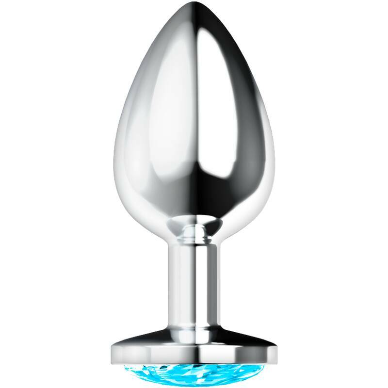 OHMAMA - ANAL PLUG WITH BLUE CRYSTAL L