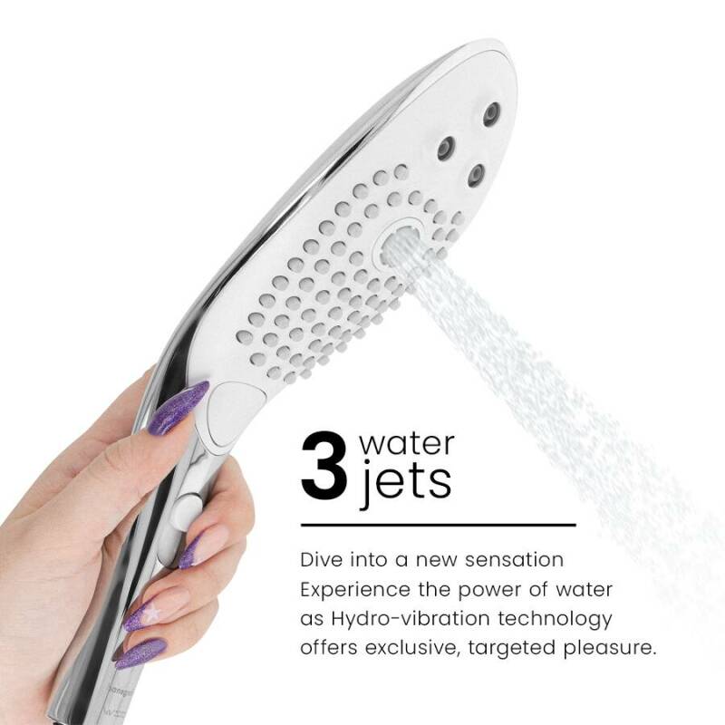 WOMANIZER - WAVE CLITORAL STIMULATING SHOWER HEAD CHROME