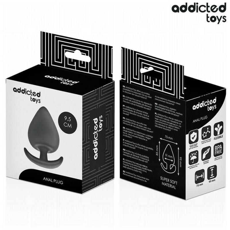 ADDICTED TOYS - ANAL PLUG SILICONE SIZE XL 9.5 CM