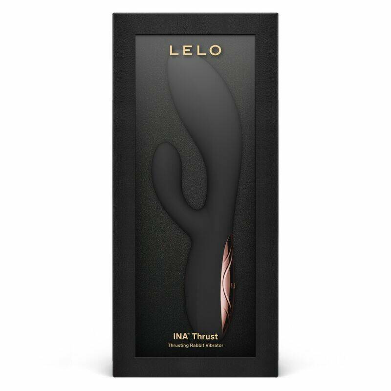 LELO - INA THRUST RABBIT THRUSTING VIBRATOR BLACK