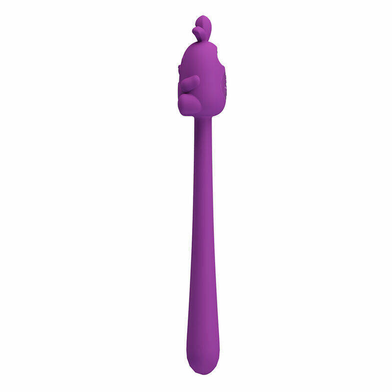 PRETTY LOVE - CUTE BUNNY FLIRTING STICK FLEXIBLE VIBRATOR USB RECHARGEABLE PURPLE
