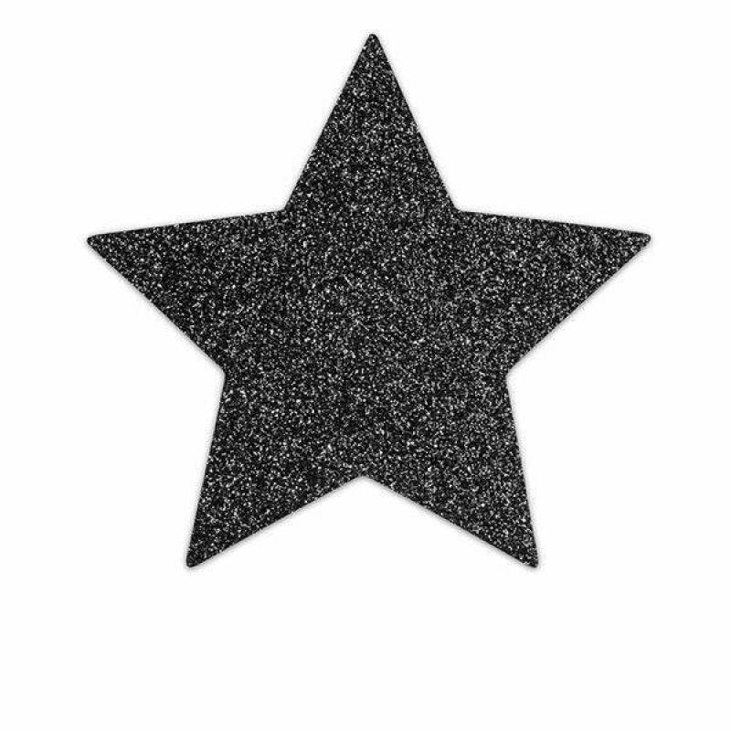 BIJOUX INDISCRETS - FLASH BLACK STAR NIPPLE CAPS