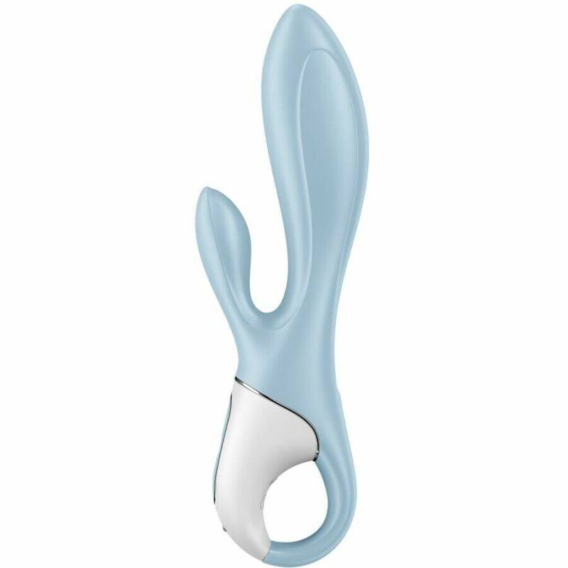 SATISFYER - AIR PUMP BUNNY 1 INFLATABLE RABBIT VIBRATOR BLUE