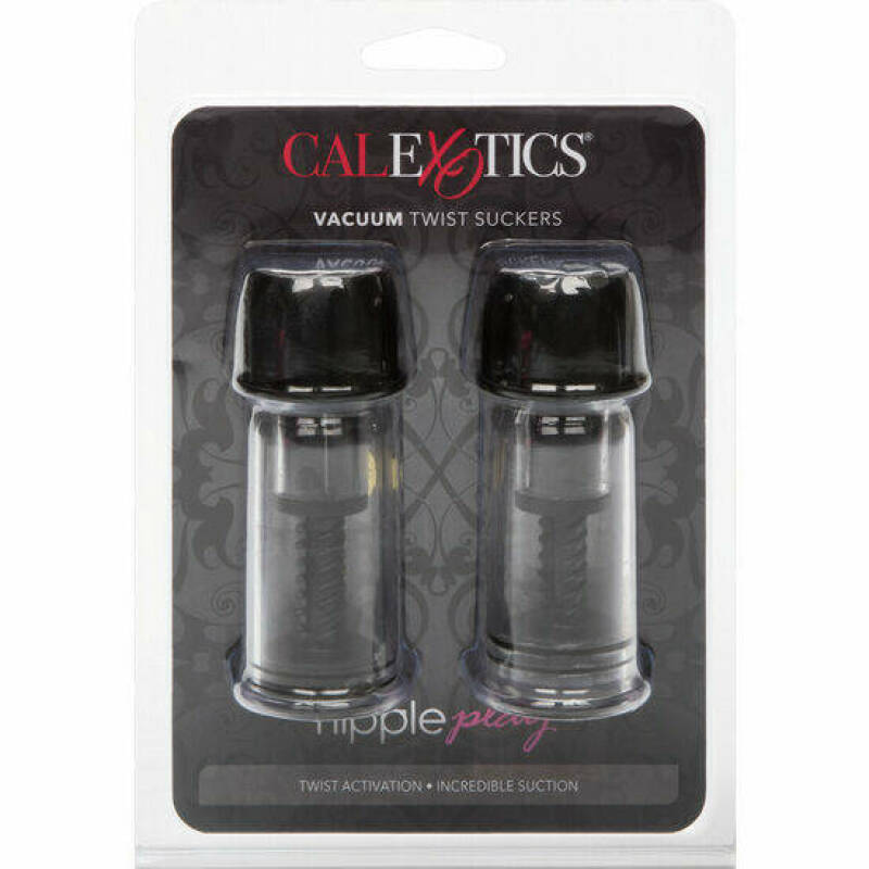 CALEXOTICS - VACCUM TWIST NIPPLE SUCTION CUP BLACK