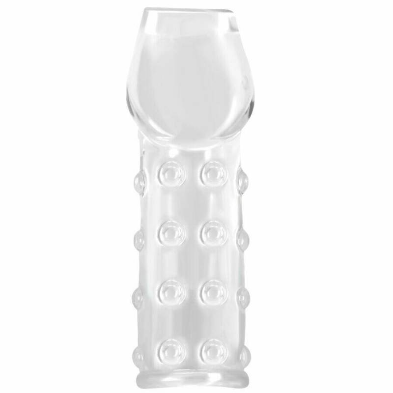 PRETTY LOVE - TIGHT AND VOLUMIZING PENIS SLEEVE TRANSPARENT