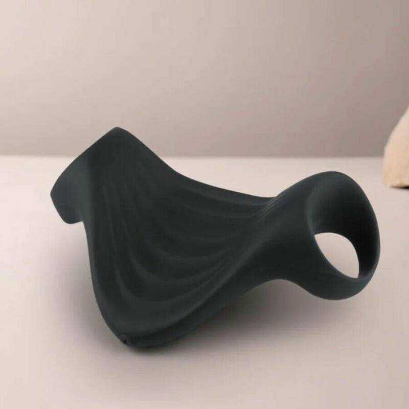 ROCKS- OFF - PALM BLACK FLEXIBLE VIBRATOR MASTURBATOR