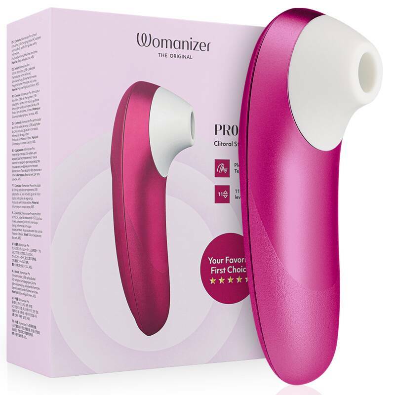 WOMANIZER - PRO VIBRANT CLITORAL STIMULATOR PINK