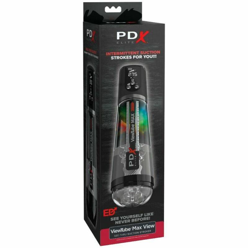 PDX ELITE - VIEWTUBE MAX VIEW AUTOMATIC MASTURNADOR WITH TRANSPARENT SUCTION