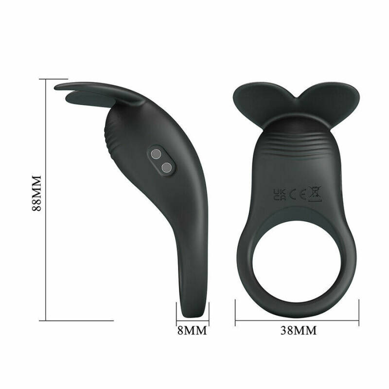 PRETTY LOVE - CARLTON PENIS RING WITH CLITORAL STIMULATOR