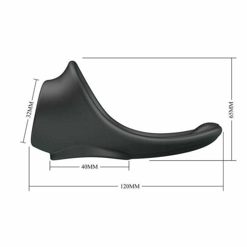 CRAZY BULL - ZADOK ERGONOMIC RING WITH PERINEAL STIMULATOR