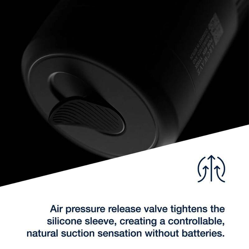 ARCWAVE - POW MANUAL STROKER WITH SUCTION CONTROL BLACK