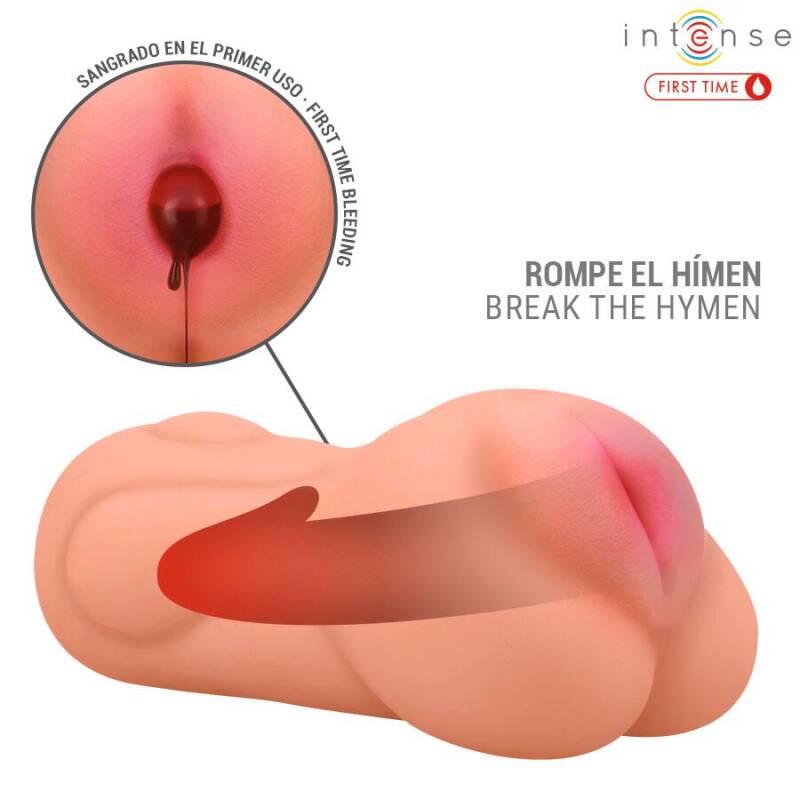 INTENSE FIRST TIME - SOPHIE VIRGIN MASTURBATOR WITH BLEEDING