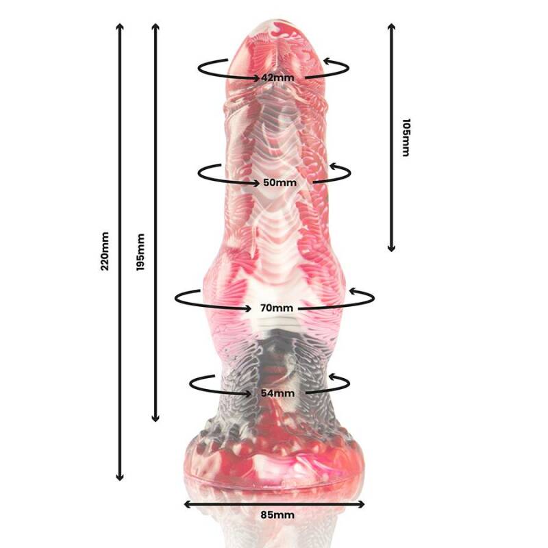 EPIC - HELIOS DILDO WITH TESTICLES HEAT AND ECSTASY