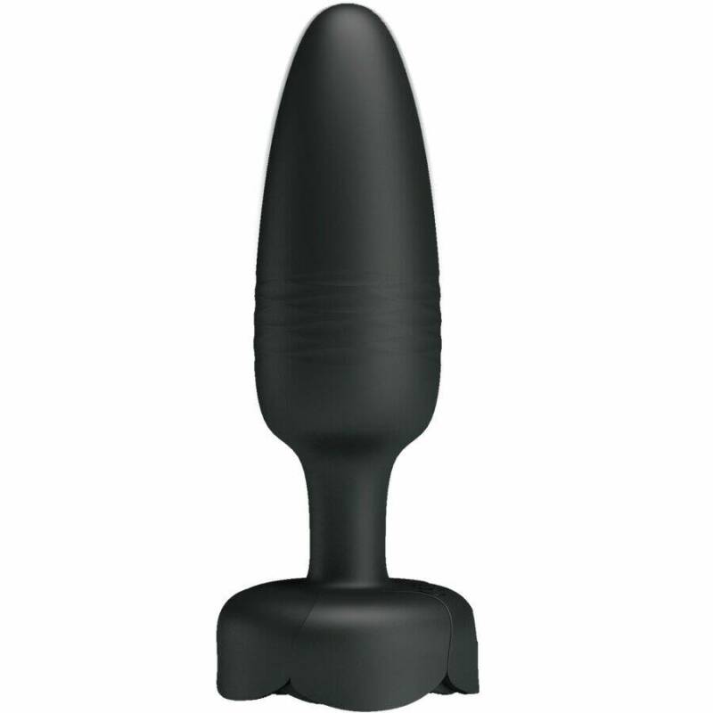 PRETTY LOVE - TARION ANAL PLUG WITH  LED LIGHT BLACK 12.5 CM