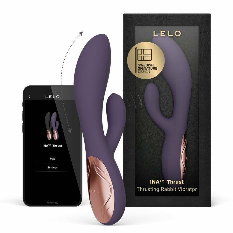 LELO - INA THRUST RABBIT THRUSTING VIBRATOR PURPLE