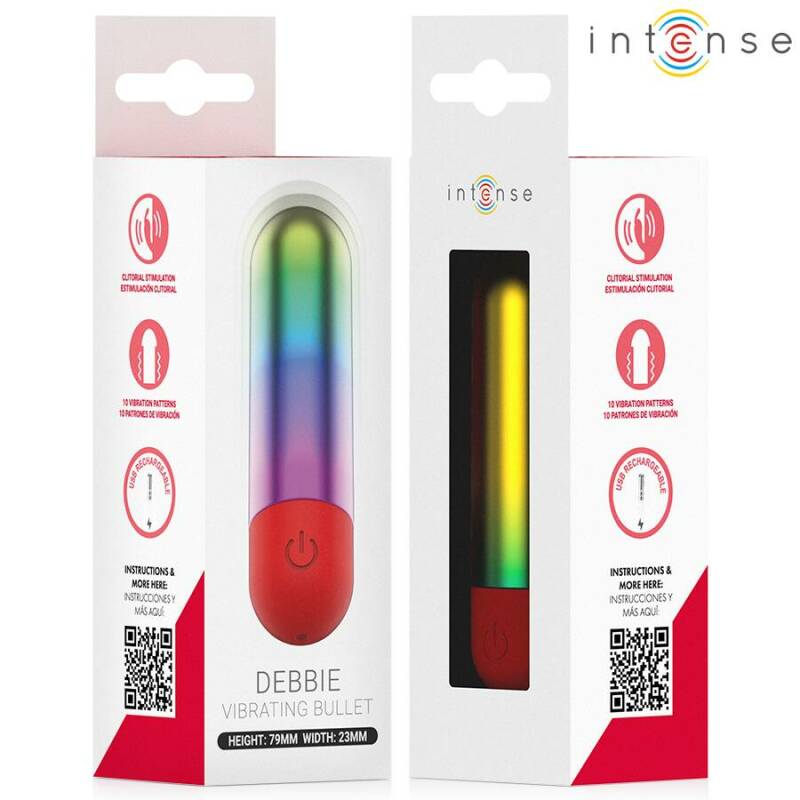 INTENSE - DEBBIE RAINBOW CLITORIS VIBRATING BULLET