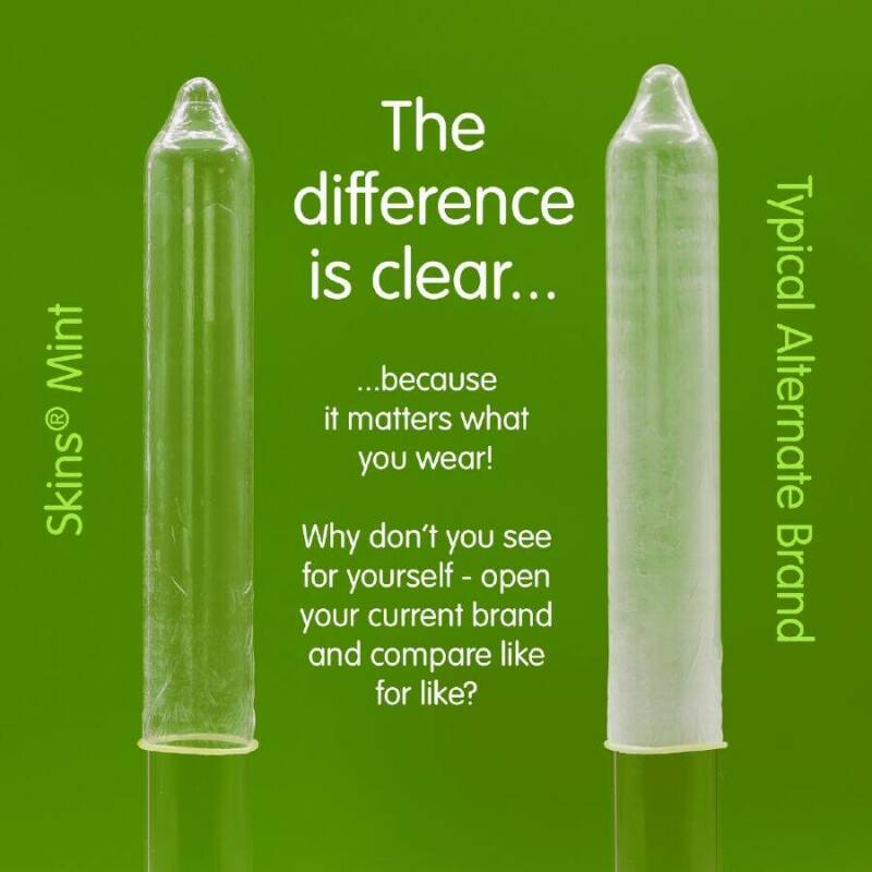 SKINS - MINT PREMIUM CONDOMS PACK 8