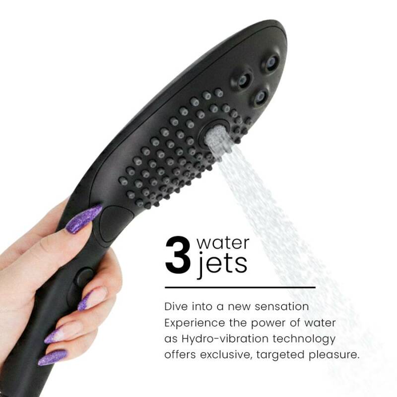 WOMANIZER - WAVE CLITORAL STIMULATING SHOWER HEAD BLACK