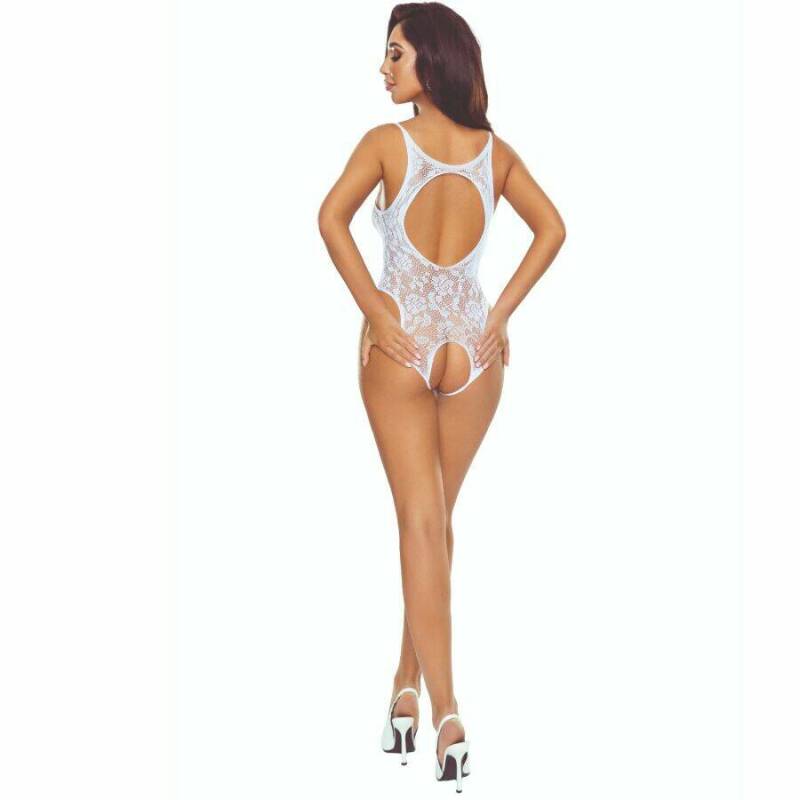 PASSION - BS112 BODYSTOCKING WHITE LACE
