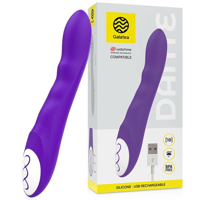 GALATEA - DANTE PURPLE VIBRATOR + WATCHME REMOTE CONTROL
