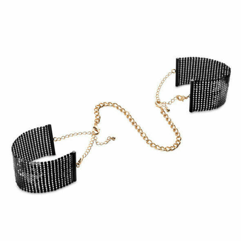 BIJOUX INDISCRETS - DÃSIR MÃTALLIQUE BLACK METAL MESH HANDCUFFS