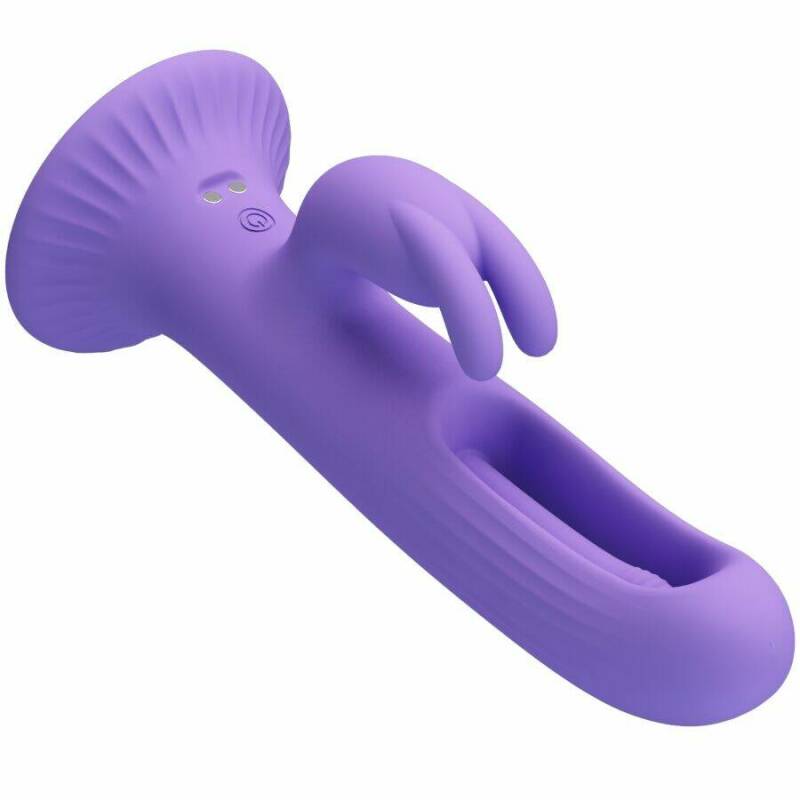 PRETTY LOVE - KILLMOULIS RABBIT VIBRATOR 12 VIBRATION MODES PURPLE