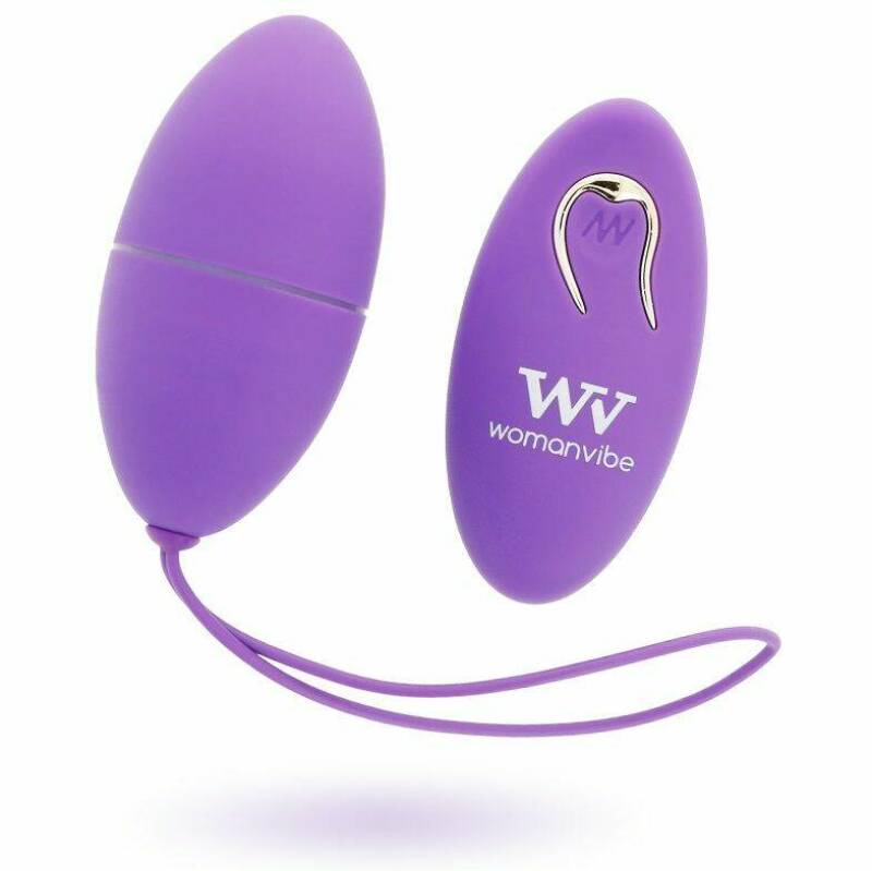 WOMANVIBE - ALSAN SILICONE REMOTE CONTROL EGG PURPLE