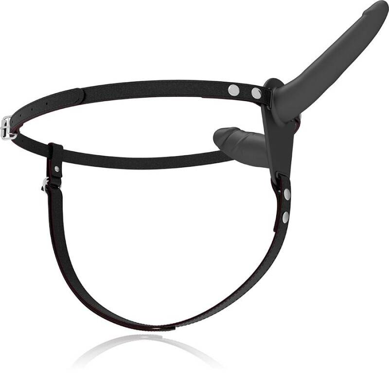 FETISH SUBMISSIVE DOUBLE PENETRIX STRAP-ON BLACK UP