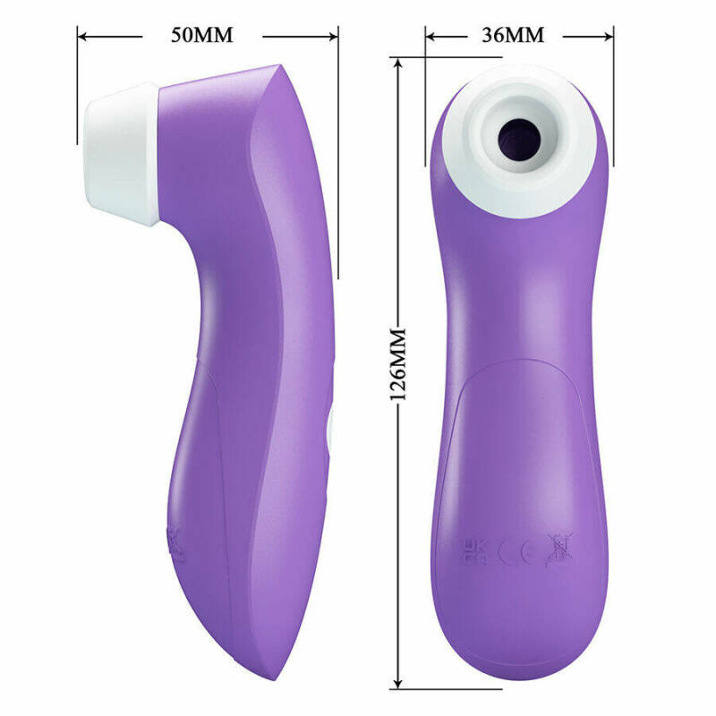 ROMANCE - CLITORAL SUCTION TOOL WITH PULSATION TECHNOLOGY PURPLE