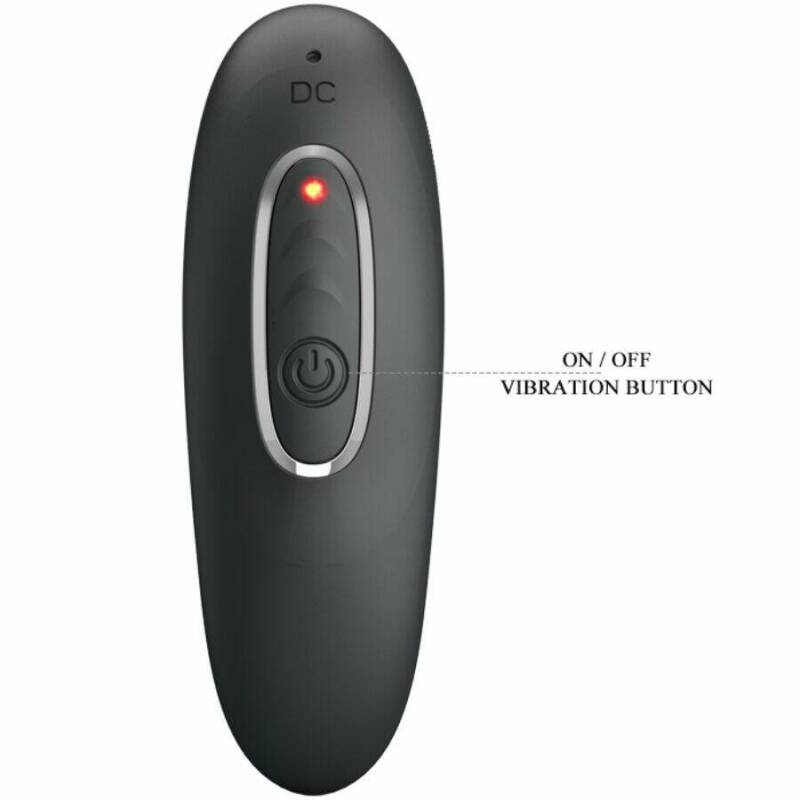 PRETTY LOVE - REMINGTON ANAL AND VAGINAL VIBRATING MASSAGER BLACK