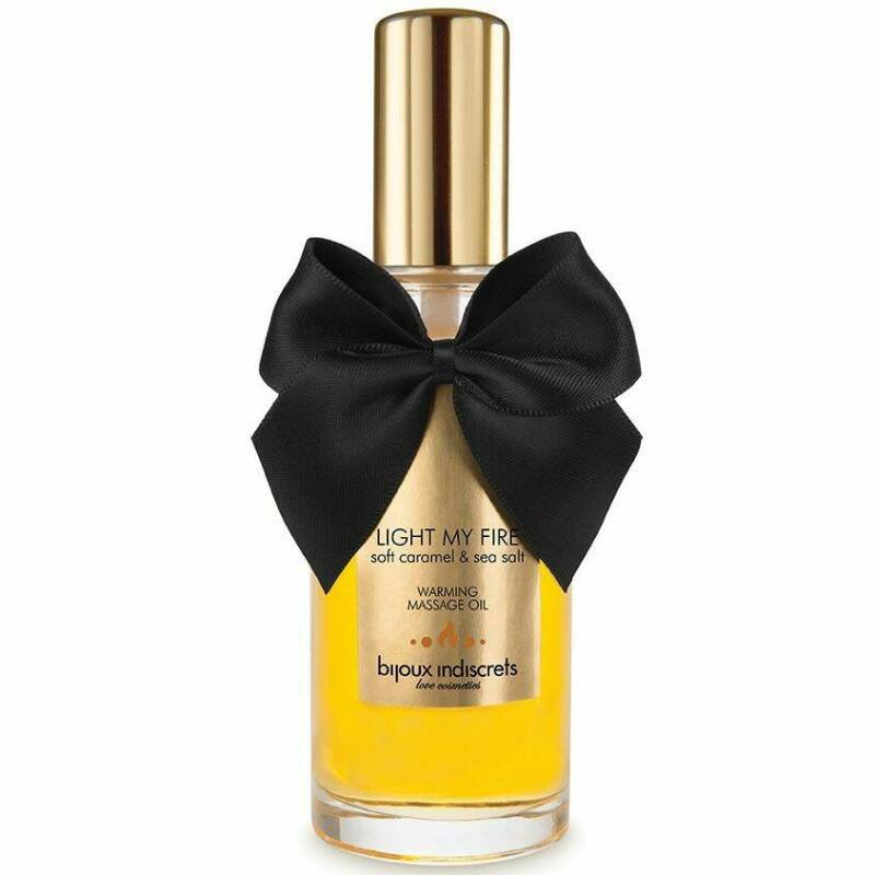 BIJOUX INDISCRETS - MASSAGE OIL HEAT EFFECT CARAMEL AROMA