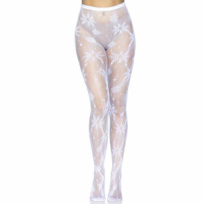 LEG AVENUE - MEDIAS COPOS DE NIEVE TALLA UNICA